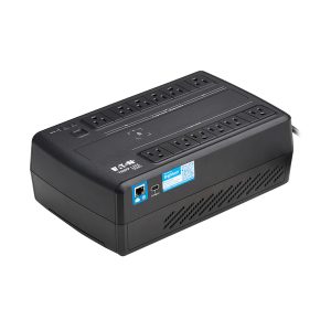 Tripp Lite by Eaton AVR750UNC 12-AC Outlet and LAN/Coax 750-VA/450-Watt Cloud-Connected Line-Interactive Desktop UPS, AVR, 316-Joules Surge Protection, 5-Ft. Cord