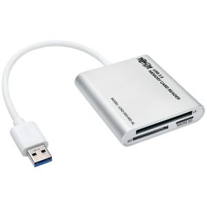 Tripp Lite by Eaton U352-000-MD-AL SuperSpeed USB 3.0 Multi-Drive Memory Card Reader/Writer, Aluminum Case, U352-000-MD-AL