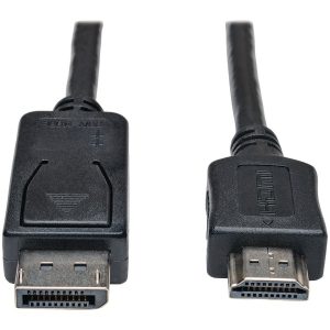 Tripp Lite by Eaton P582-006 DisplayPort to HDMI Adapter Cable, Black (6 Ft.)