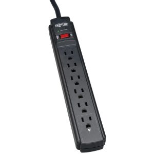 Tripp Lite by Eaton TLP606B 6-AC Outlet 790-Joules Protect It! Surge Protector Power Strip, 6-Ft. Cord with Straight Plug, TLP606B