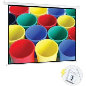 Pyle PRJELMT76 72-In. Motorized Projector Screen