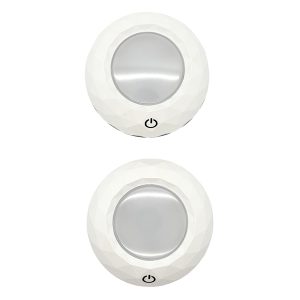 STANLEY 32730 Touch-Sensor LED Lights, 2 Pack, White, 32730