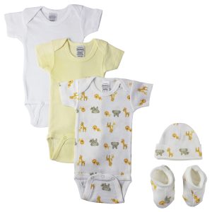 Unisex Newborn Baby 5 Pc  Sets Nc_0675