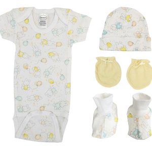 Unisex Newborn Baby 4 Pc  Sets Nc_0650