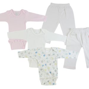 Infant Girls Long Sleeve Onezies And Track Sweatpants Cs_0451nb