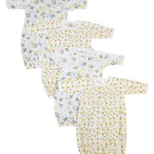 Unisex Newborn Baby 4 Piece Gown Set Nc_0824