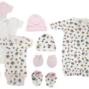 Newborn Baby Girl 9 Pc  Sets Nc_0585