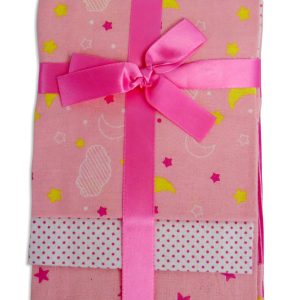 Pink Four Pack Receiving Blanket - 4 Pack  3211p