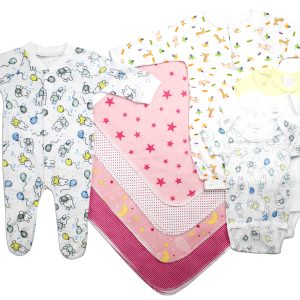 Newborn Baby Girls 9 Pc  Baby Shower Gift Set Ls_0035
