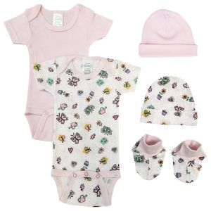 Newborn Baby Girl 5 Pc  Sets Nc_0595