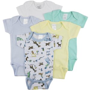 Short Sleeve One Piece 5 Pack Cs_0271nb