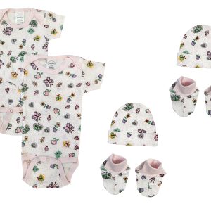 Newborn Baby Girl 6 Pc  Sets Nc_0617