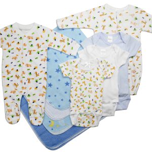 Newborn Baby Boy 9 Pc  Baby Shower Gift Set Ls_0023