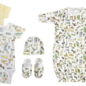 Unisex Newborn Baby 5 Pc  Sets Nc_0564