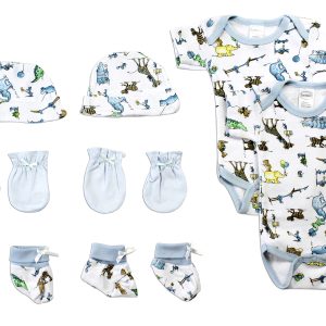 Newborn Baby Boys 8 Pc  Baby Shower Gift Set Ls_0077