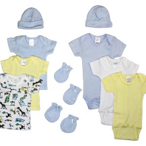 Newborn Baby Boys 10 Pc  Baby Shower Gift Set Ls_0044