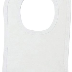 White Interlock Bib 1023w