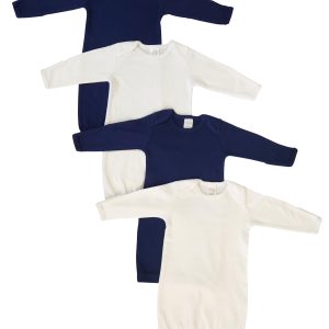 Unisex Newborn Baby 4 Piece Gown Set Nc_0889