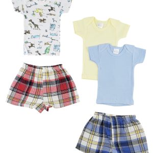 Infant Girls T-shirts And Boxer Shorts Cs_0220s