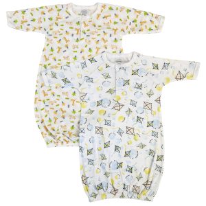 Unisex Newborn Baby 2 Piece Gown Set Nc_0747