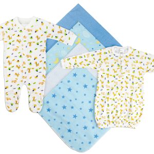 Newborn Boys 6 Piece  Set Ls_0115