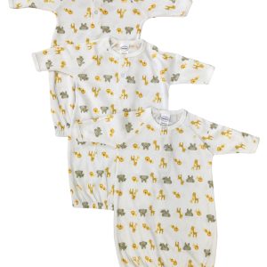 Unisex Newborn Baby 3 Piece Gown Set Nc_0771