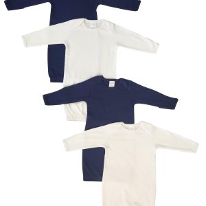 Unisex Newborn Baby 4 Piece Gown Set Nc_0898