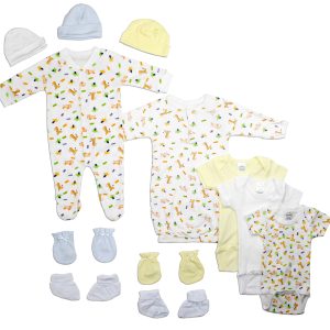 Newborn Baby Boys 12 Pc  Baby Shower Gift Set Ls_0110