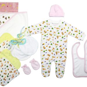 Newborn Baby Girls 14 Pc  Baby Shower Gift Set Ls_0092