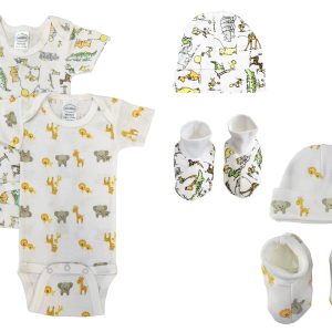 Unisex Newborn Baby 6 Pc  Sets Nc_0575