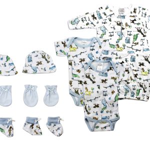 Newborn Baby Boys 9 Pc  Baby Shower Gift Set Ls_0078