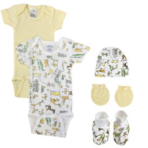 Unisex Newborn Baby 5 Pc  Sets Nc_0563