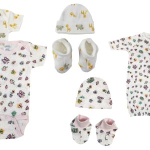 Newborn Baby Girl 7 Pc  Sets Nc_0634