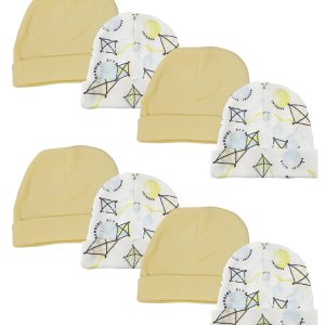 Baby Boy, Baby Girl, Unisex Infant Caps (pack Of 8) Nc_0366