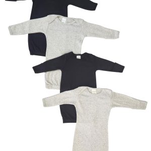 Unisex Newborn Baby 4 Piece Gown Set Nc_0860
