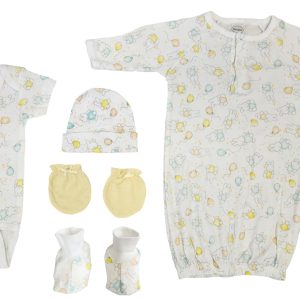 Unisex Newborn Baby 5 Pc  Sets Nc_0672