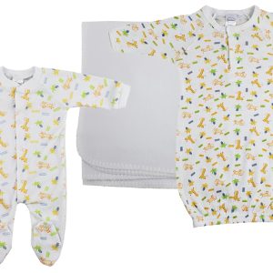Unisex Newborn Baby 3 Pc  Sets Nc_0966m