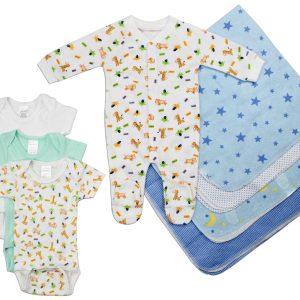 Newborn Baby Boy 8 Pc  Baby Shower Gift Set Ls_0021