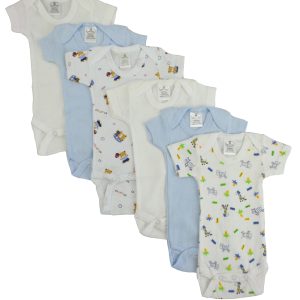Preemie Boys Short Sleeve Printed 6 Pack Cs_004p_004p
