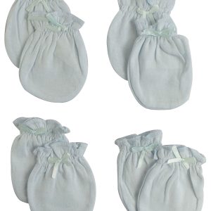 Infant Mittens (pack Of 4) 116-blue-4-pack