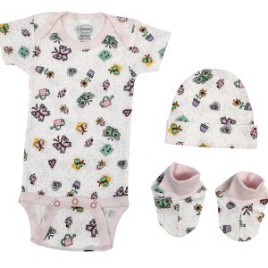 Newborn Baby Girl 3 Pc  Sets Nc_0583