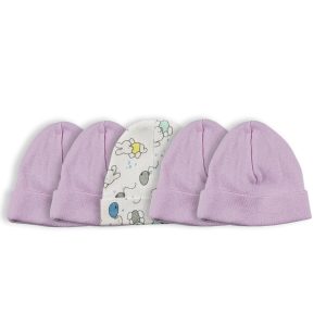 Girls Baby Cap (pack Of 5) Ls_0520