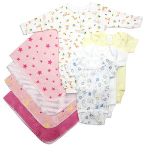 Newborn Baby Girls 8 Pc  Baby Shower Gift Set Ls_0033