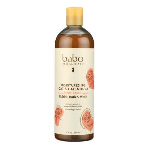 Babo Botanicals - Baby Bubble Bath and Wash - Moisturizing - Oatmilk - 15 oz