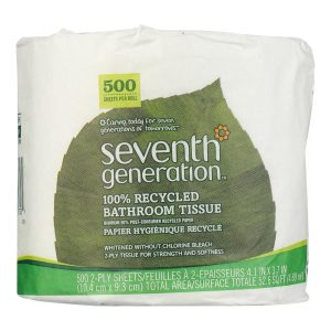 Seventh Generation Bathroom Tissue - 2 ply 500 sheet roll - Case of 60