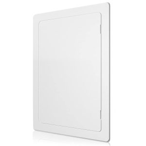 Access Panel for Drywall   12 x 16 inch   Wall Hole Cover   Access Door   Plumbing Access Panel for Drywall   Heavy Durable Plastic White