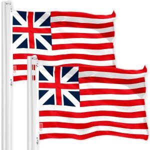 Grand Union Flag 3x5 Ft 2-Pack 150D Printed Polyester By G128