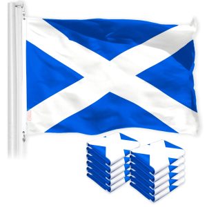 Scotland Scottish Flag 3x5 Ft 10-Pack 150D Printed Polyester By G128