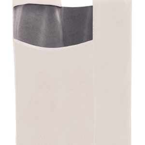 The Fine Living Co. Hanging Laundry Hamper Bag for Closet Heavy Duty Hanging Closet hamper Closet Laundry Basket with 2 Strong Metal Hangers Space Saving Closet Hamper Organizer (Beige)