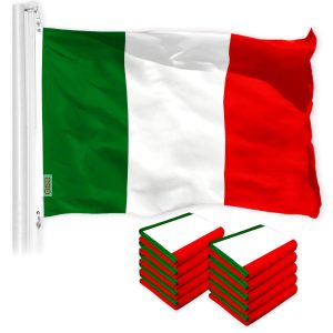 Italy Italian Flag 3x5 Ft 10-Pack 150D Printed Polyester By G128